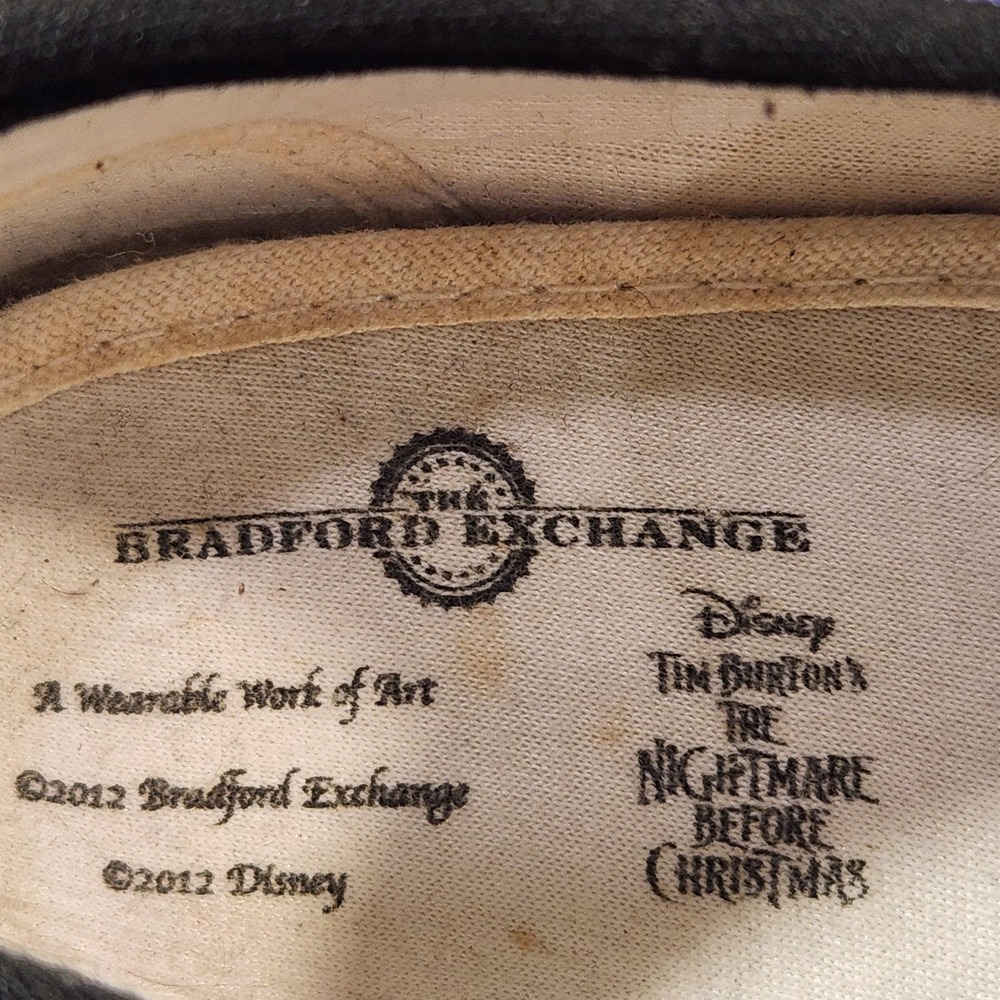 Disney Bradford Exchange Nightmare Before Christmas Shoes Womens Size 8 Canvas - Picture 4 of 8